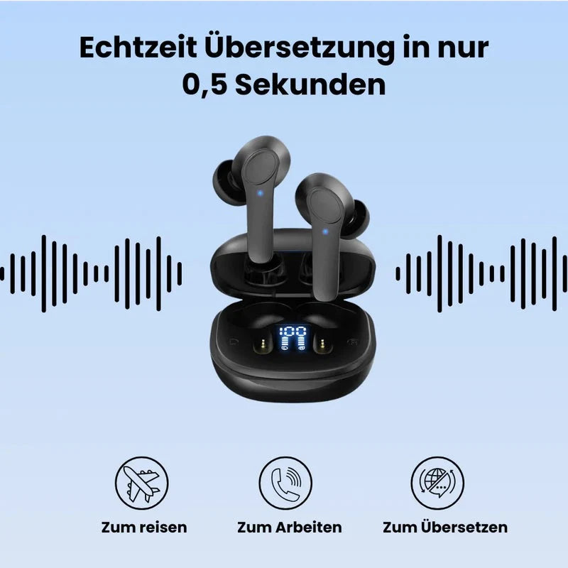 Airlingo - Ki-Kopfhörer mit direktem Übersetzer