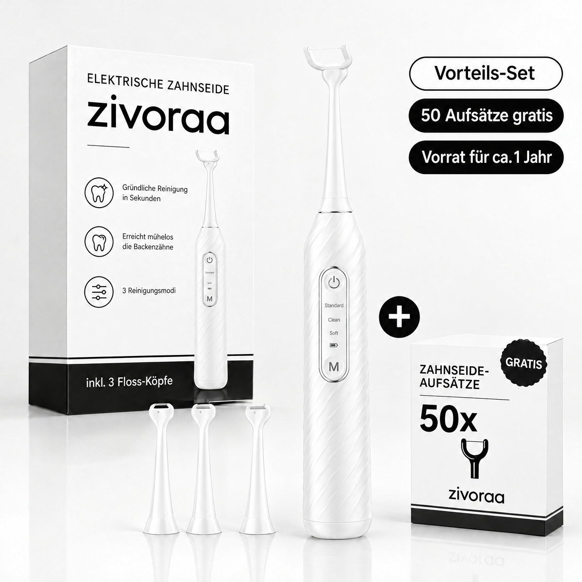 Flossy® One – Elektrische Zahnseide